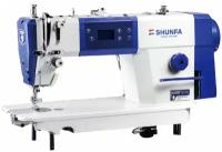 Швейная машина SHUNFA S310 промышленная одноигольная прямострочная со столом