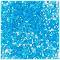 Бисер круглый Gamma 2, 10/0, 2,3 мм, 50 г, 1-й сорт, B178, голубой