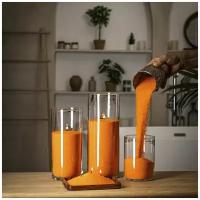 Насыпные свечи 1 кг оранжевые натуральные ROScandles восковые ароматизированные насыпной воск + фитиль вощеный 2 м
