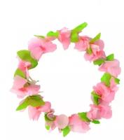 Гавайское ожерелье " Плюмерия розовая"