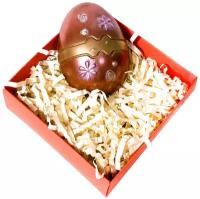 Шоколадная фигурка из бельгийского шоколада "Шоколадное яйцо "Узор"