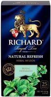 Травяной чай Richard Natural Refresh Royal Peppermint, 32 г, 25 пак