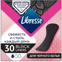 Libresse прокладки ежедневные Dailies Style Black Liners, 1 капля, 30 шт