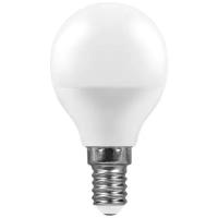 Лампа светодиодная Feron LB-550 25802, E14, G45, 9Вт