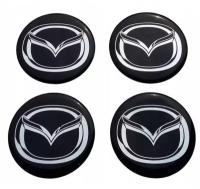 Колпаки заглушки на литые диски на колеса Mazda 4 шт.