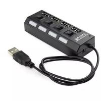 USB-концентратор Gembird UHB-U2P4-02, разъемов: 4