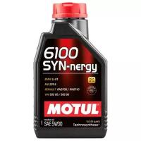 Синтетическое моторное масло Motul 6100 SYN-nergy 5W-30, 1 л