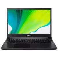 Ноутбук Acer Aspire 7 A715-75G-77DE (Intel Core i7 9750H 2600MHz/15.6"/1920x1080/8GB/512GB SSD/DVD нет/NVIDIA GeForce GTX 1650 4GB/Wi-Fi/Bluetooth/Endless OS)
