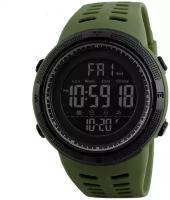 Часы SKMEI 1251 Green Часы спортивные мужские SKMEI 1251, с секундомером, будильником, таймером, водонепроницаемые, скмей