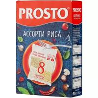 Рис PROSTO Ассорти (бурый, круглозерный, длиннозерный, обработанный паром) 500 г