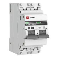 Автоматический выключатель EKF ВА 47-63 2P (D) 4,5kA