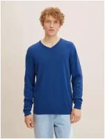Джемпер Tom Tailor для мужчин темно-синий, размер XL (52)