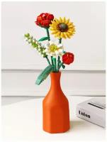 Конструктор LOZ mini Прекрасный вечный цветок для тебя - летний букет 568 деталей NO. 1659 Summer bouquet Eternal flower Series