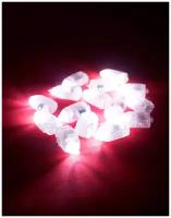Белые светодиодные лампы для воздушных шаров/подсветка для шаров 10шт.