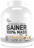 Гейнер Optimum system Gainer 100% Mass, 3000 г, ваниль