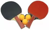 Набор для настольного тенниса / Комплект из 2 ракеток и 3 шариков