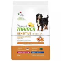 Корм для собак TRAINER Natural Sensitive Medium & Maxi при аллергии, лосось 3 кг