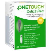 OneTouch ланцеты Delica Plus, 100 шт