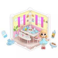 Happy Valley кукольный домик В гостях у Молли гостиная LC3357, розовый