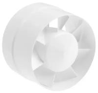 Канальный вытяжной осевой бытовой вентилятор, диаметр 125 мм, D 125 мм (для кухни, ванной, санузла, туалета)
