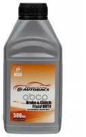 AUTOBACS Brake & Clutch Fluid DOT 4 (260°C) Тормозная жидкость премиум класса 500 мл.