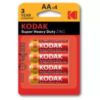 Батарейки Kodak R6-4BL SUPER HEAVY DUTY Zinc