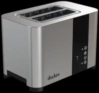 Тостер электрический DAUKEN DT85, кухонный для хлеба, металлический