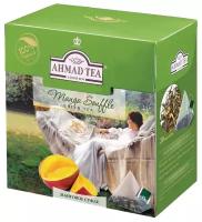 Чай зеленый Ahmad tea Mango souffle ароматизированный в пирамидках