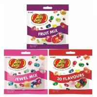 Конфеты Jelly Belly Fruit Mix 70 гр. + 20 вкусов 70 гр. + Donut Shoppe 70 гр. (3 шт.)