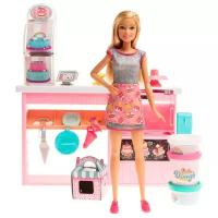 Кукла Barbie и кондитерский магазин, 29 см, GFP59