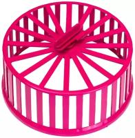 Вращающееся колесо для грызунов Дарэленд без подставки, пластиковое, 20 см, рубиновое