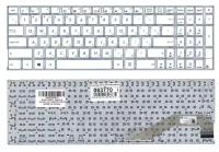Клавиатура для ноутбука Asus R540SC белая без рамки
