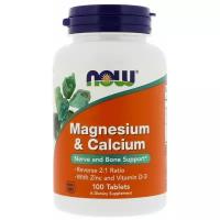 Now Mag & Calcium 2:1 Ratio 100 таблеток