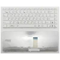 Клавиатура для ноутбука Asus K43TA белая с белой рамкой