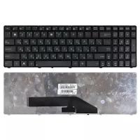 Клавиатура для ноутбука Asus K70AE, черная с рамкой, версия 2