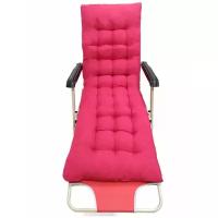 Раскладушка, лежанка, кресло-кровать с матрасом ICON, 178х52х38 см, бордовая