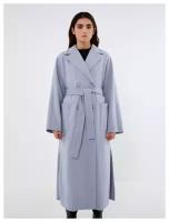 Пальто ZARINA женское 2163433133 ,цвет:серо-голубой,размер:42