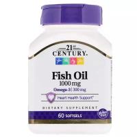21st Century Health Care Fish Oil 1000 мг 60 капс (21st Century)