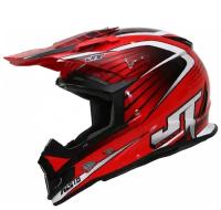 Шлем кроссовый JT Racing ALS1.0, красный, размер XL