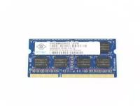 Оперативная память DDR3 4Gb 1333 Mhz Nanya NT4GC64B8HG0NS-CG So-Dimm PC3-10600