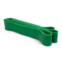 Резиновый эспандер лента зеленый, петля нагрузка 20 - 50 кг.
