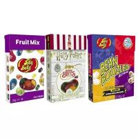 Конфеты Jelly Belly коробка Fruit Mix 35 гр. + Гарри Поттера Bertie Bott's 35 гр. + Ассорти Bean Boozled 45 гр. (3 шт.)