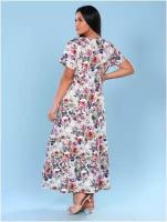 Трикотажное платье Росхалат, розовое. Размер 66-68