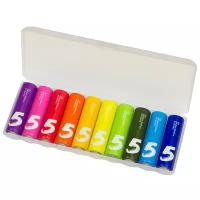 Батарейки алкалиновые Xiaomi ZMI Rainbow типа AA (уп.10 шт.) (AA 501), цветные