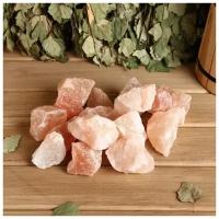 Гималайская соль, камни для бани из гималайской соли, 2 кг, фракция 60-120 мм