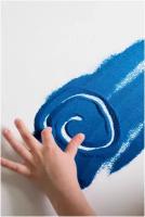 Песок цветной кварцевый для декора, для детского творчества и рисования, песочной церемонии на свадьбу, цвет синий, 500 гр, Color Si