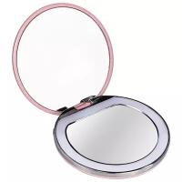 Recam Group / Зеркало для макияжа с подсветкой/Зеркало настольное/Двустороннее карманное зеркало