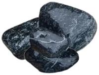Камни для бани и сауны Соловьев Д.А. Черный принц Серпентинит шлифованные, средние, 10 кг