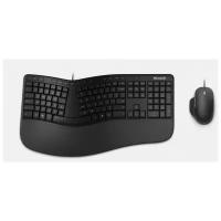 Microsoft Комплект (клавиатура + мышь) Microsoft Ergonomic keyboard & Ergonomic mouse (RJU-00011)