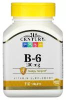21st Century B-6 100 mg (110 таблеток)